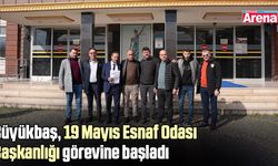 Büyükbaş, 19 Mayıs Esnaf Odası Başkanlığı görevine başladı