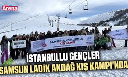 İstanbullu gençler Samsun Ladik Akdağ Kış Kampı'nda