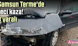 Samsun Terme'de feci kaza! 3 yaralı