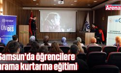 Samsun'da öğrencilere arama kurtarma eğitimi