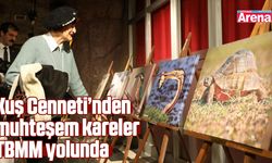 Kuş Cenneti’nden muhteşem kareler TBMM yolunda