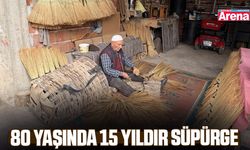 Samsun'da 80 yaşındaki emekli 15 yıldır süpürge yapıyor