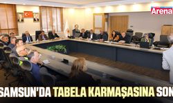Samsun'da tabela karmaşasına son