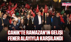 Canik'te Ramazan'ın gelişi fener alayıyla karşılandı