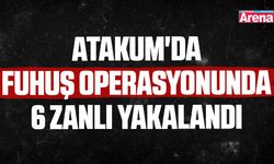 Atakum'da fuhuş operasyonunda 6 zanlı yakalandı