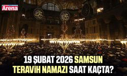 19 Şubat 2026 Samsun Teravih namazı saat kaçta?