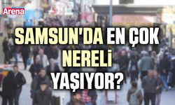 Samsun'da en çok nereli yaşıyor?