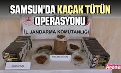Samsun'da kaçak tütün operasyonu