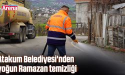 Atakum Belediyesi'nden yoğun Ramazan temizliği