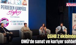 ÇGHB 2 ekibinden OMÜ'de sanat ve kariyer sohbeti