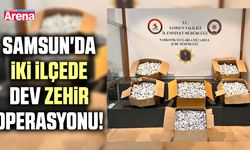Samsun'da iki ilçede dev zehir operasyonu!