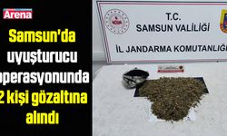 Samsun'da uyuşturucu operasyonunda 2 kişi gözaltına alındı