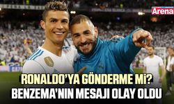 Ronaldo’ya gönderme mi? Benzema’nın mesajı olay oldu