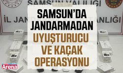 Samsun’da jandarmadan uyuşturucu ve kaçak operasyonu