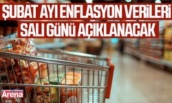Şubat ayı enflasyon verileri salı günü açıklanacak