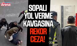 Sopalı yol verme kavgasına rekor ceza!