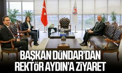 Başkan Dündar’dan Rektör Aydın’a ziyaret