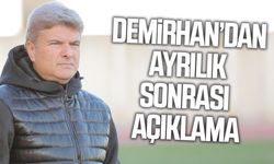 Çarşambaspor hocası Demirhan’dan ayrılık sonrası açıklama