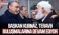 Başkan Kurnaz, teravih buluşmalarına devam ediyor
