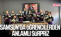 Samsun'da öğrencilerden anlamlı sürpriz