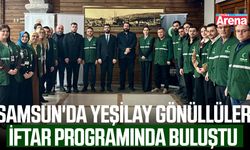 Samsun'da Yeşilay gönüllüleri iftar programında buluştu