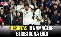 Beşiktaş’ın namağlup serisi sona erdi