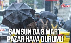 Samsun’da 8 Mart Pazar hava durumu