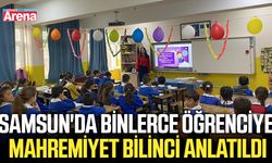 Samsun'da binlerce öğrenciye mahremiyet bilinci anlatıldı