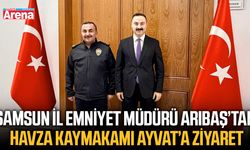 Samsun İl Emniyet Müdürü Arıbaş’tan Havza Kaymakamı Ayvat’a ziyaret