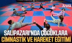 Salıpazarı'nda çocuklara cimnastik ve hareket eğitimi