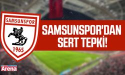 Samsunspor'dan sert tepki!