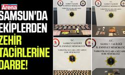 Samsun'da ekiplerden zehir tacirlerine darbe!