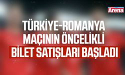 Türkiye-Romanya maçının öncelikli bilet satışları başladı