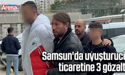 Samsun'da uyuşturucu ticaretine 3 gözaltı