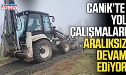 Canik’te yol çalışmaları hız kesmeden devam ediyor