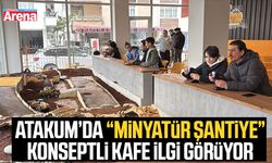 Atakum’da “Minyatür Şantiye” konseptli kafe ilgi görüyor