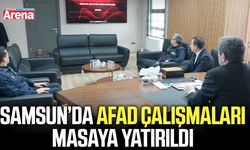 Samsun’da AFAD çalışmaları masaya yatırıldı