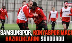 Samsunspor, Konyaspor maçı hazırlıklarını sürdürdü