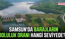 Samsun'da barajların doluluk oranı hangi seviyede?