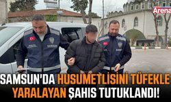 Samsun'da husumetlisini tüfekle yaralayan şahıs tutuklandı!