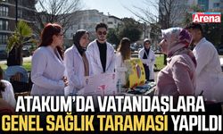 Atakum’da vatandaşlara genel sağlık taraması yapıldı