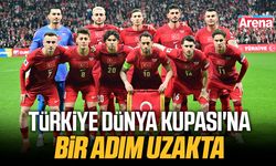 Türkiye Dünya Kupası'na bir adım uzakta