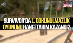 Survivor'da 1. dokunulmazlık oyununu hangi takım kazandı?