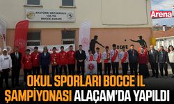 Okul Sporları Bocce İl Şampiyonası Alaçam'da yapıldı