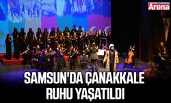 Samsun'da Çanakkale ruhu yaşatıldı