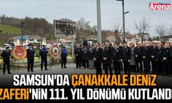 Samsun'da Çanakkale Deniz Zaferi'nin 111. yıl dönümü kutlandı