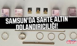 Samsun'da sahte altın dolandırıcılığı!