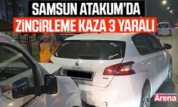 Samsun Atakum’da zincirleme kaza!
