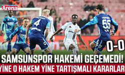 Samsunspor hakemi geçemedi! 0-0