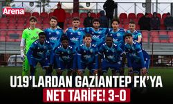 U19’lardan Gaziantep FK’ya net tarife! 3-0